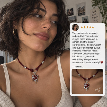 Crimson Heart Choker