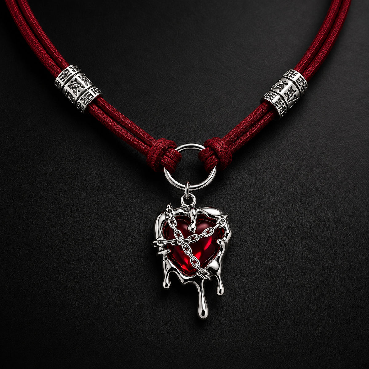 Crimson Heart Choker