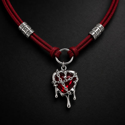 Crimson Heart Choker